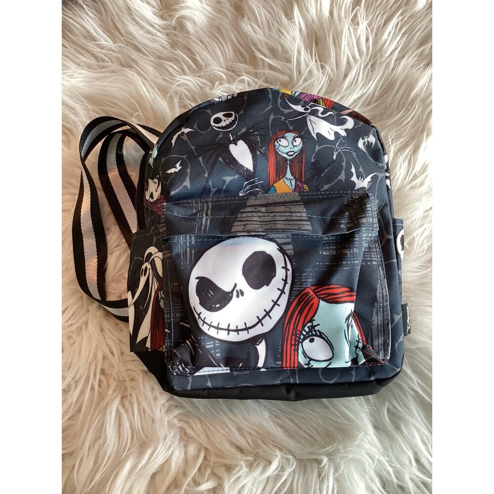 Disney the Nightmare Before Christmas 12" Purse Backpack Jack‎ Skellington Bag